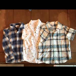 3 Boys 3T Button-up Tops